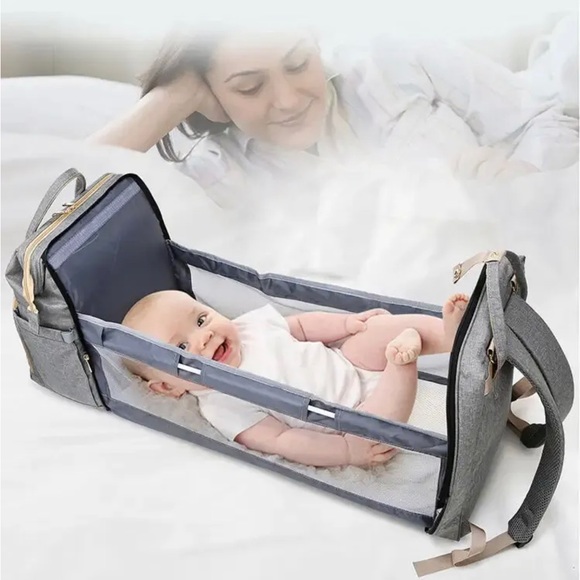 Diaper Bag Backpack Baby Diaper Baby Shower Gifts Multifunctional in Black New - Picture 8 of 12